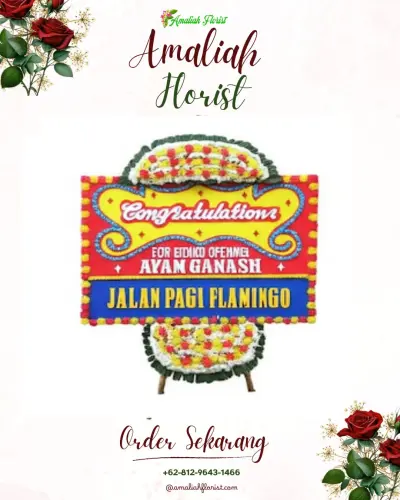 Bunga Papan Congratulation di Kastela